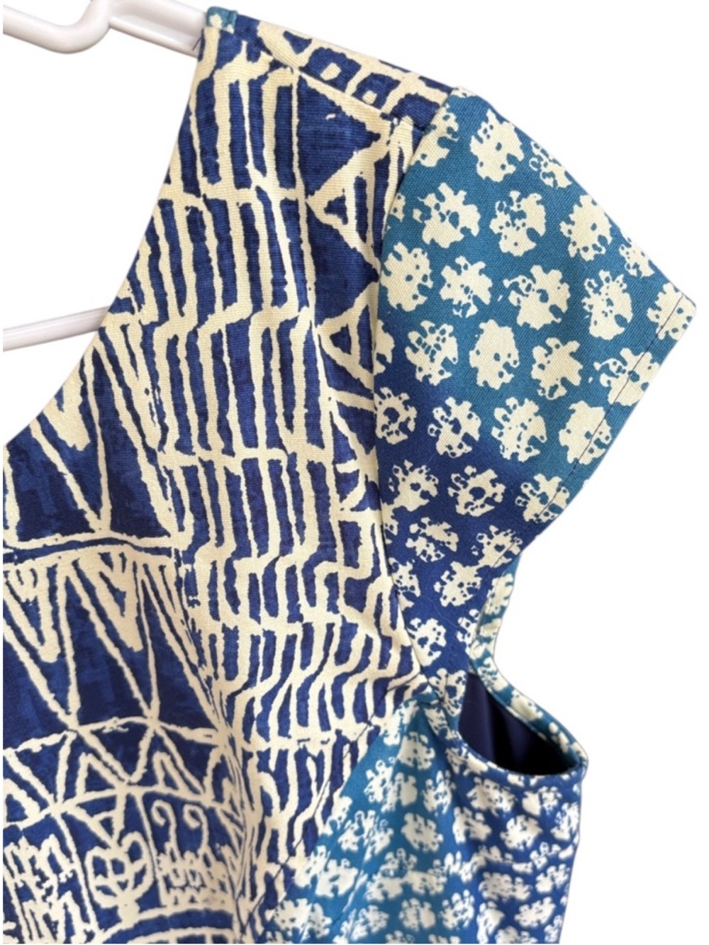 Like New Anthropologie Plenty Tracy Reese Batik Print Cap sleeve Dress Size 12 - Picture 3 of 9